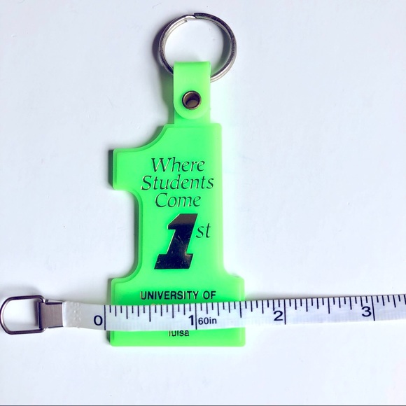 3/$15 NEW VINTAGE Keychain UNIVERSITY OF OKLAHOMA COLLEGE MEDICINE Green 4” NWOT - Picture 4 of 11